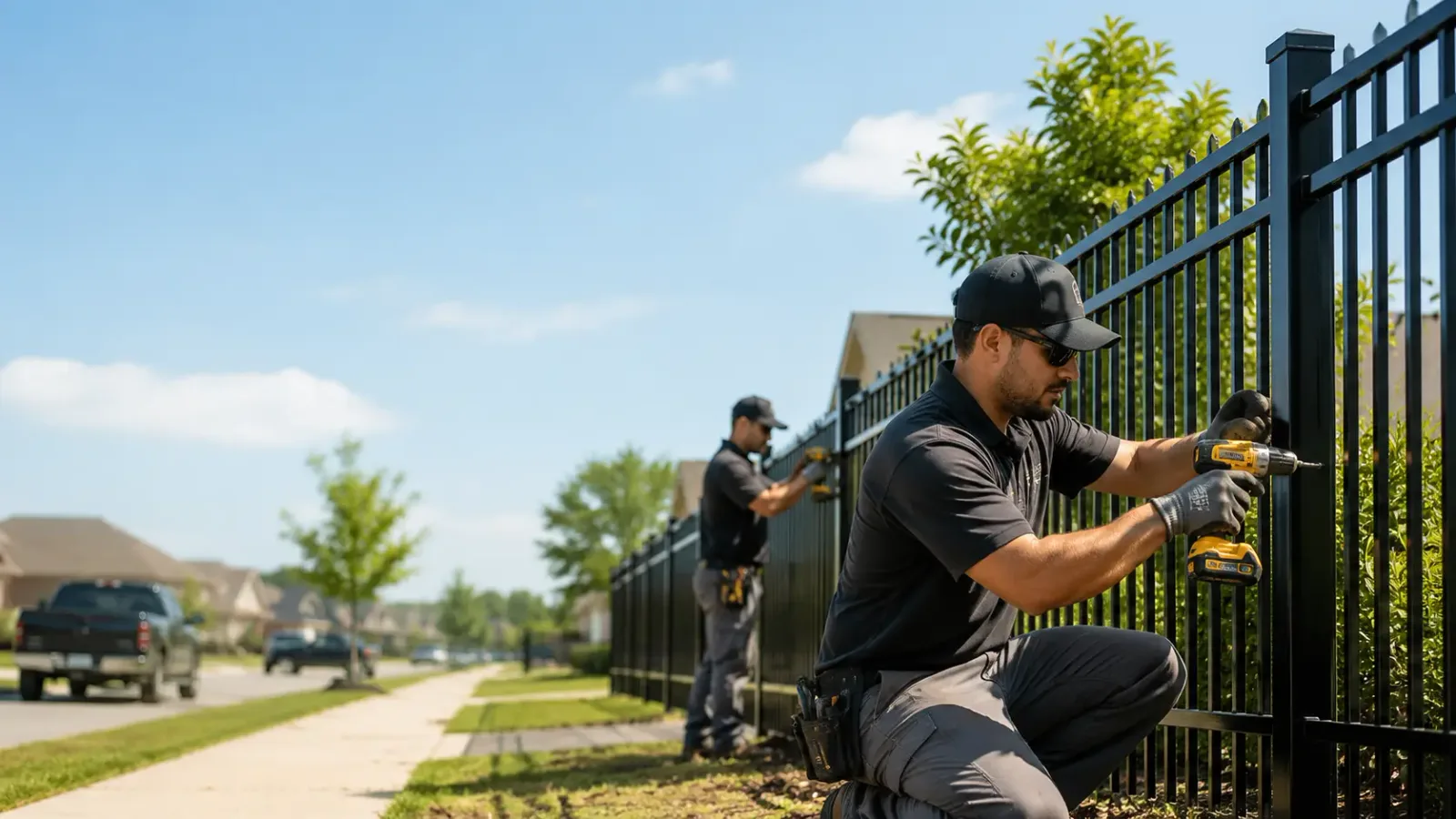 Metal Fence Installation in Duluth, GA